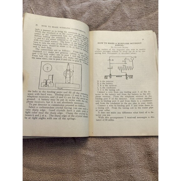 How To Make Wireless Instruments C.A. Le Quesne Jr. Fourth Edition Antique 1913 - Picture 12 of 14